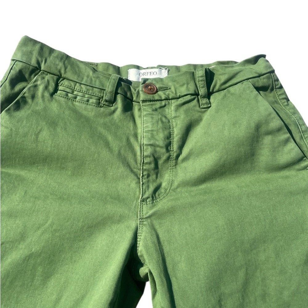 ORFEO Women’s Green Chinos Pants 27 - Picture 3 of 9